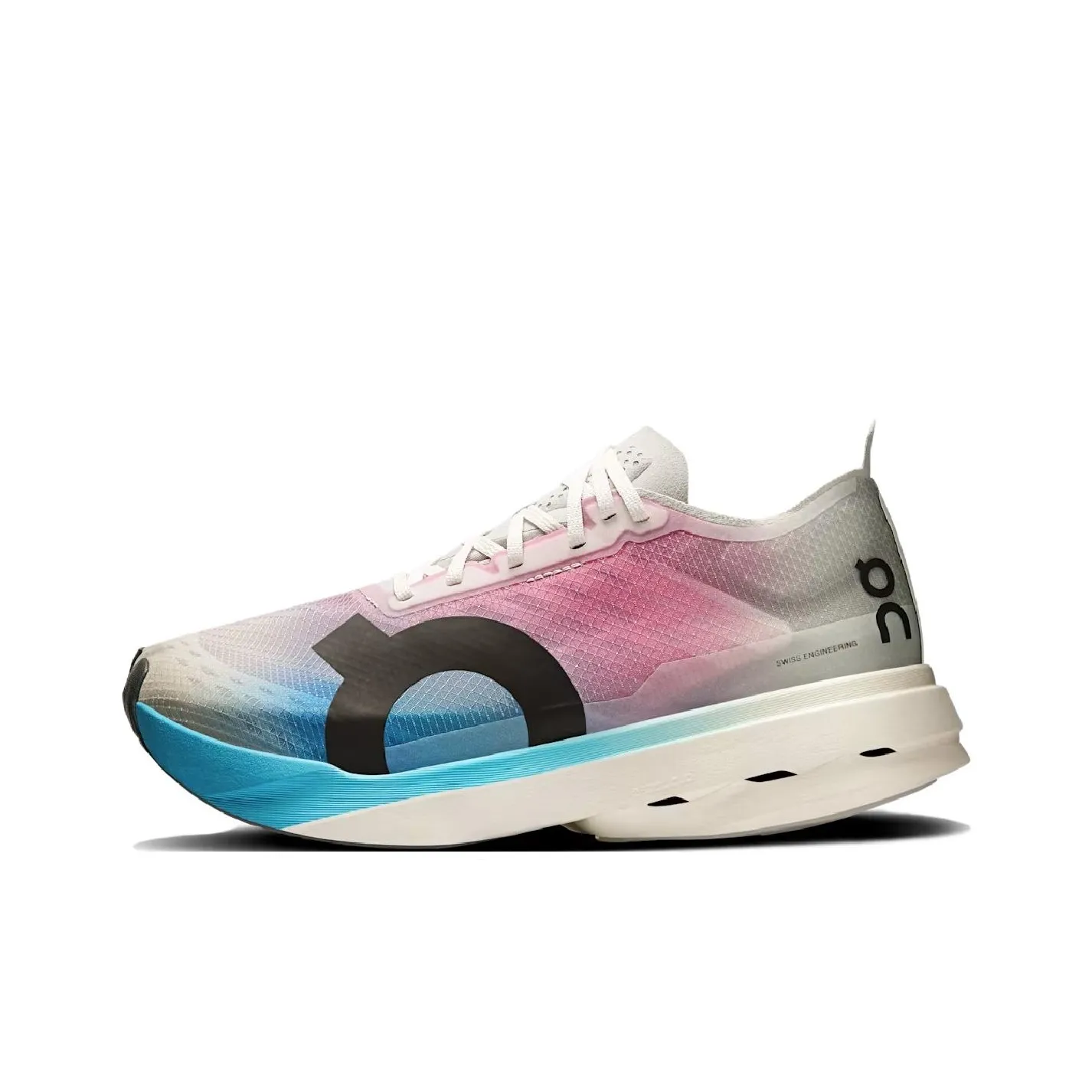 On Cloudboom Strike Дышащий Легкий Oтскок Низкий Топ Беговые кроссовки Женские Белый Синий Розовый