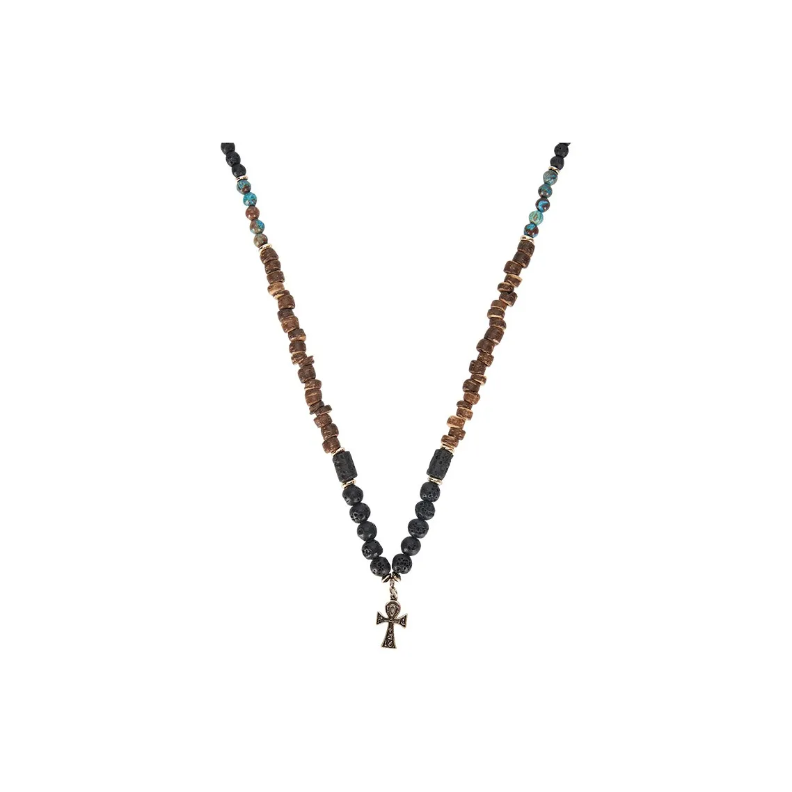 The British Museum Synthetic Blue Turquoise Necklaces Unisex