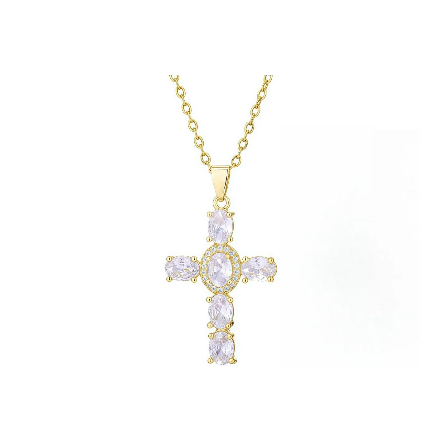 KING OF BLING Сплав Синтетический кубический цирконий Ожерелья Унисекс