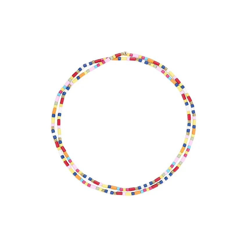 Социальный талант Сплав Ожерелье с глазурью для выделения Женское