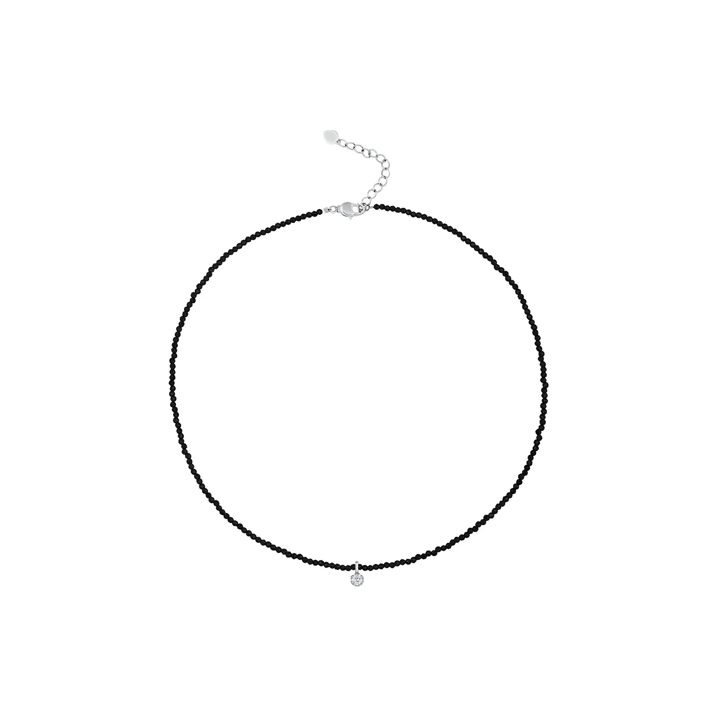 CLORIS YING Ожерелье с спинелем и цирконом цепочка для многослойного ношения женское