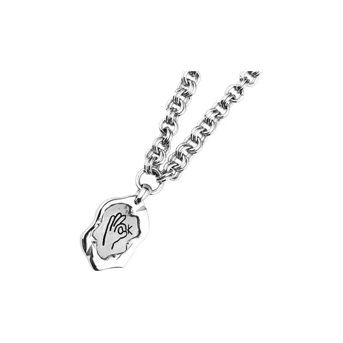 BLACKHEAD Титановая сталь Ожерелье Унисекс