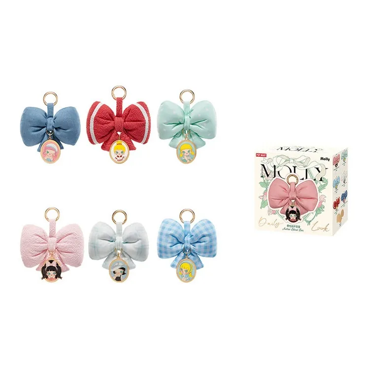 Коллекция POP MART Collaboration Edition MOLLY Daily Look Подвеска с парфюмом Слепые коробки Один Mystery Коробка Целая коробка 6 шт