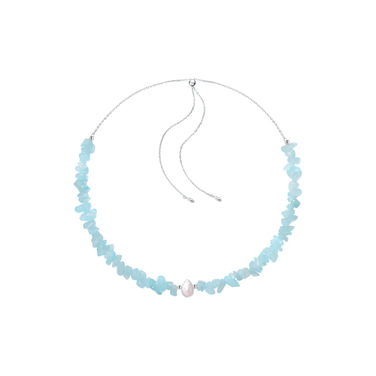 BABYBEI 925 стерлинговое серебро ювелирные изделия Baroque Pearl женские