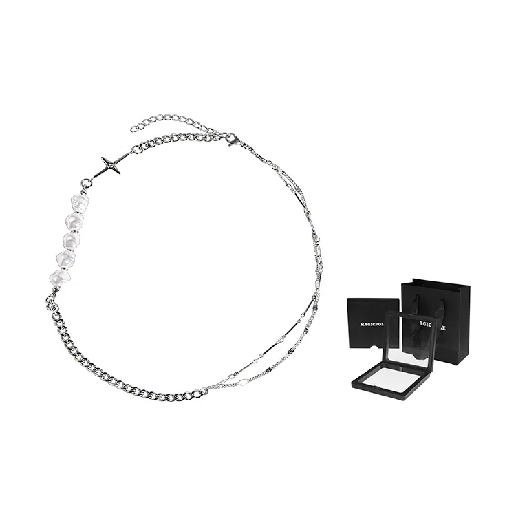 MAGICPOLE Titanium Steel Necklaces Unisex