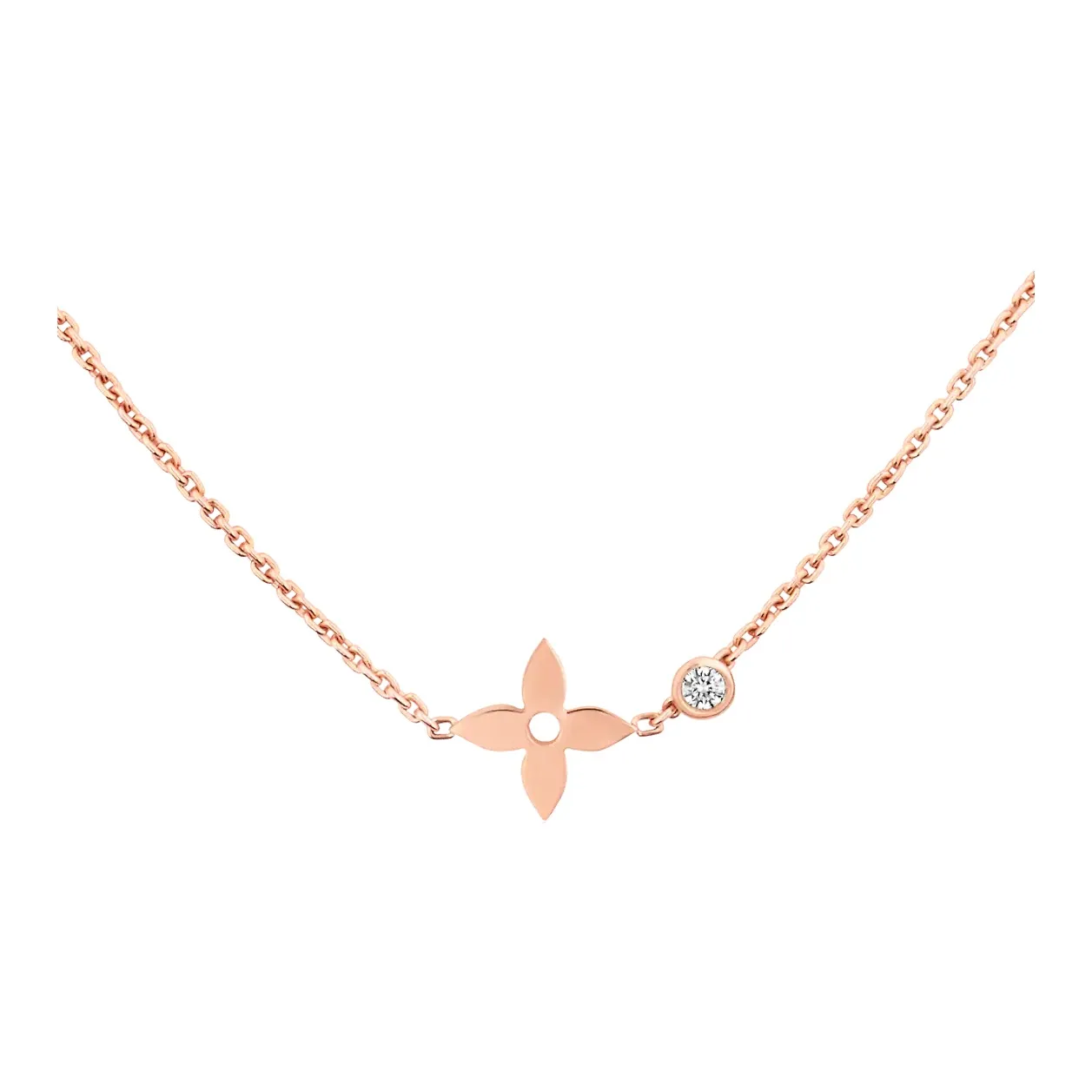 Lv Idylle Blossom Pendant Pink Gold And Diamond