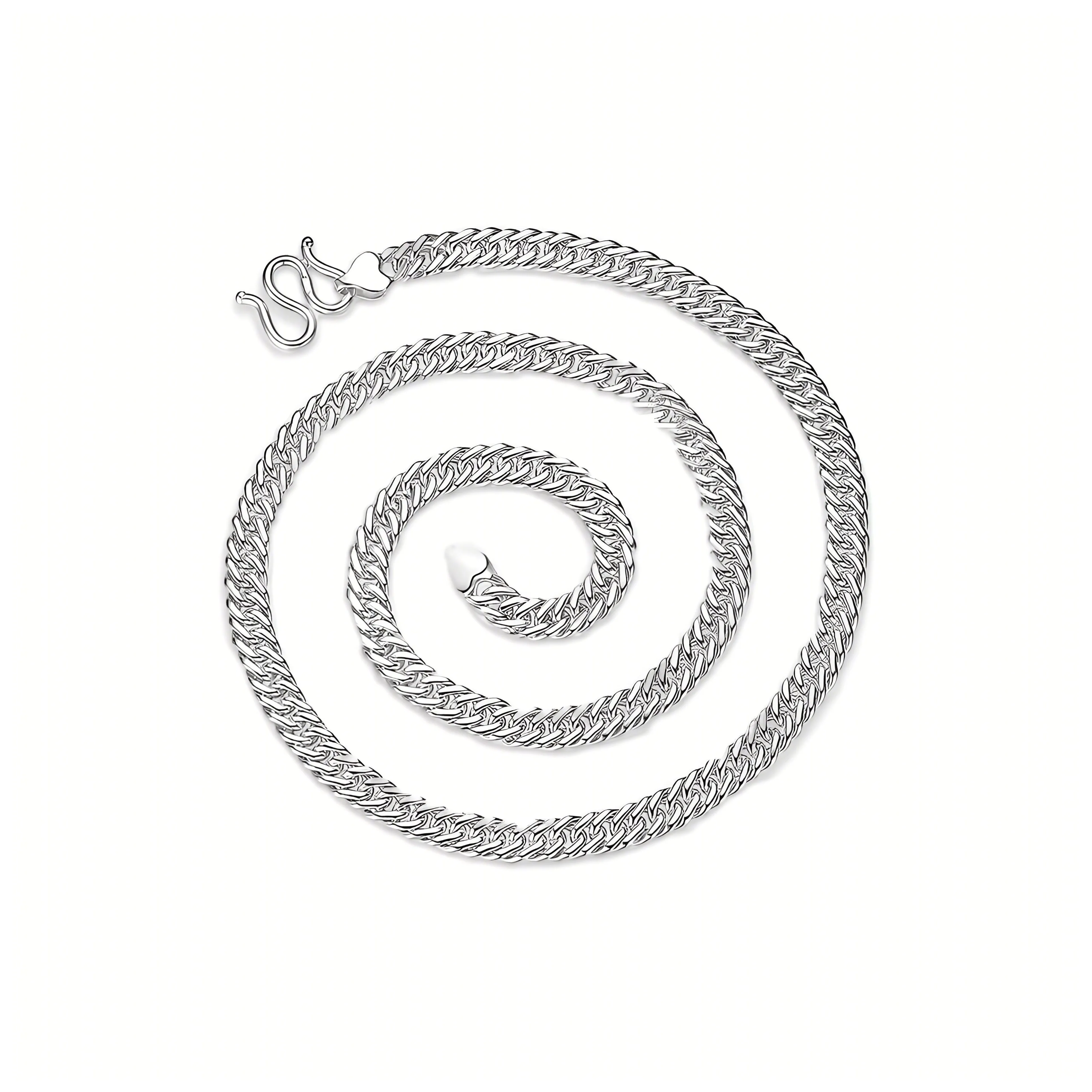 Lindian 990 Silver Sterling Silver Necklaces Men's