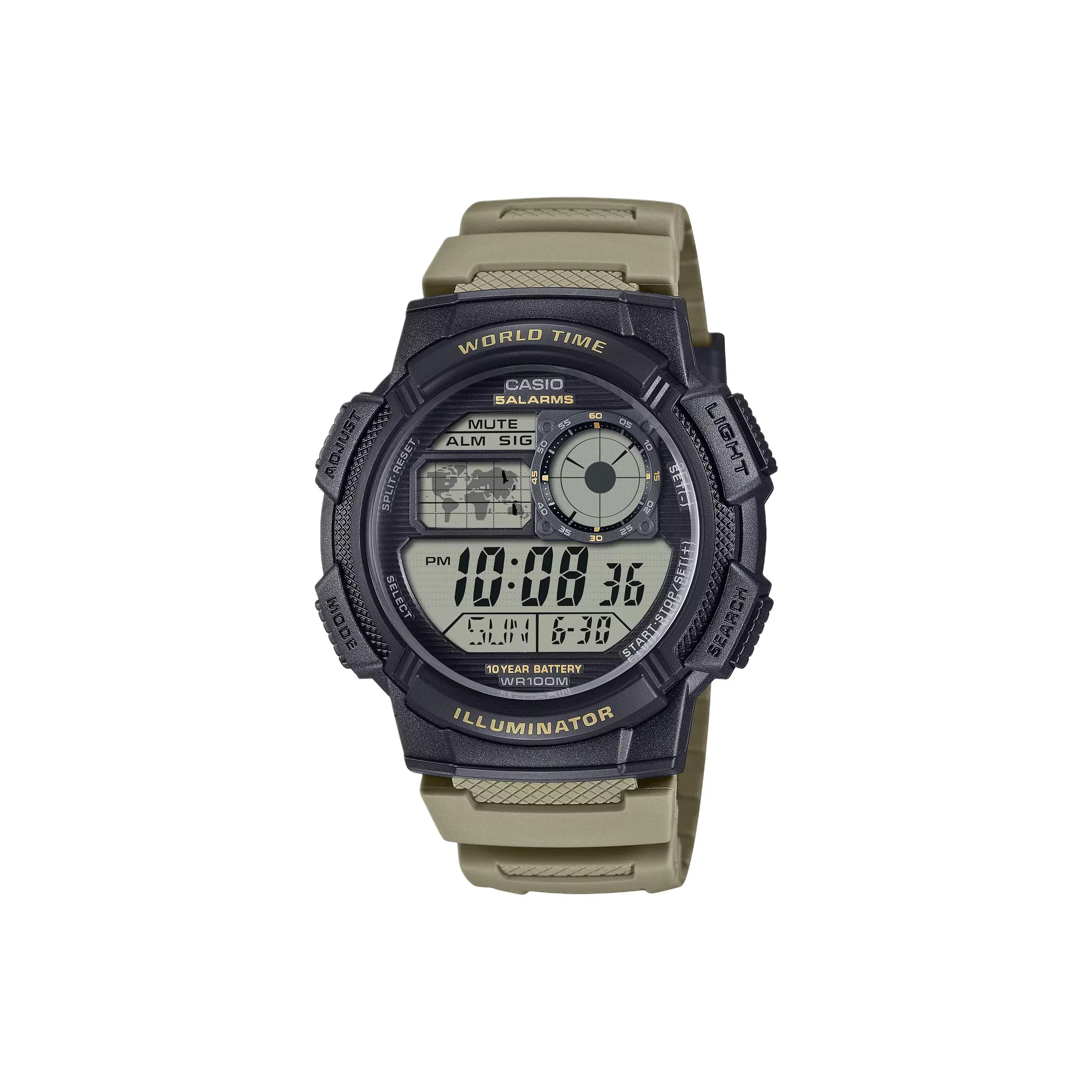 CASIO G SHOCK Collection Кварцевый механизм Смольный ремешок Часы Мужские Черный циферблат