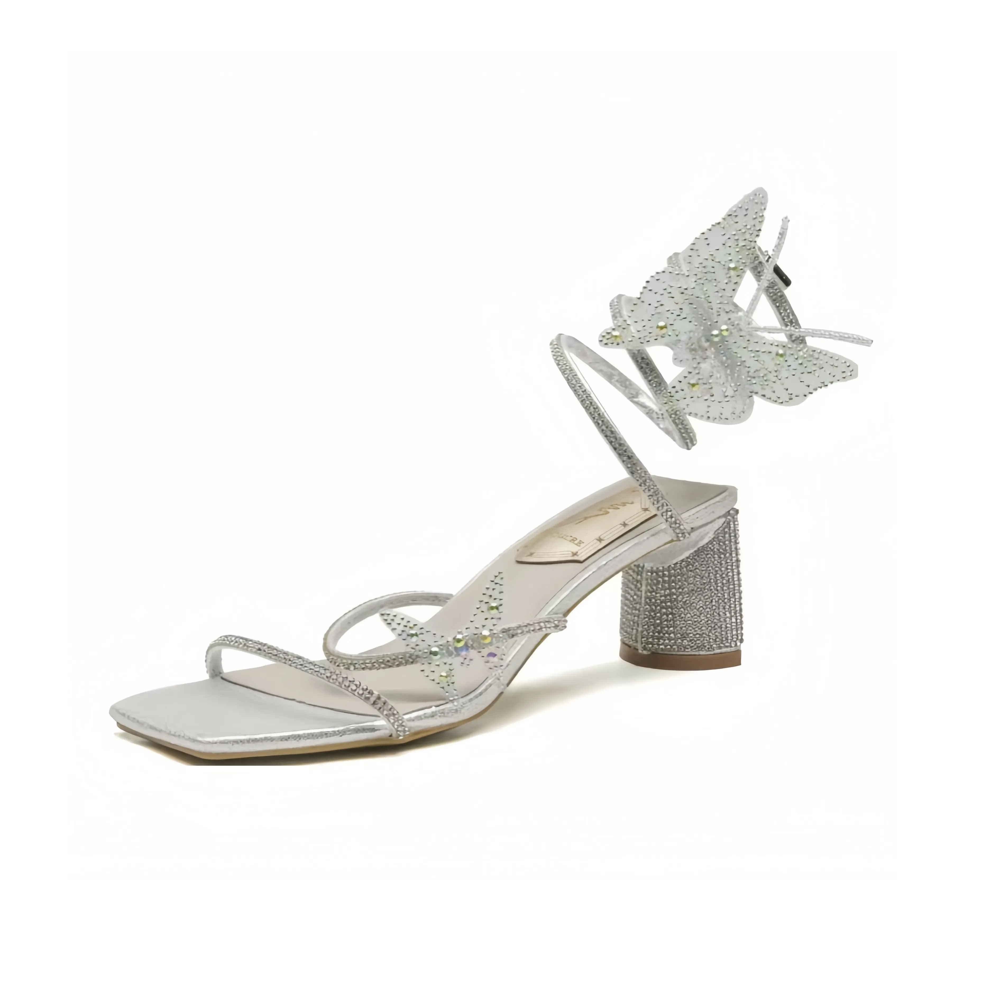 UMEK One Ремешок Сандалии Женские Серебряные