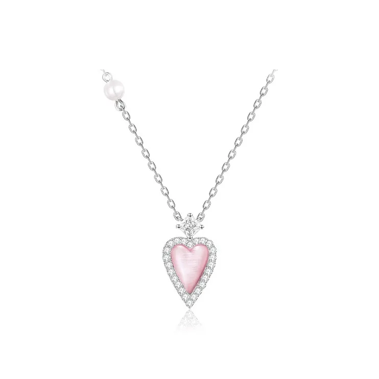 FANCI S925 Silver Set With Gemstones Necklaces Women's Blue