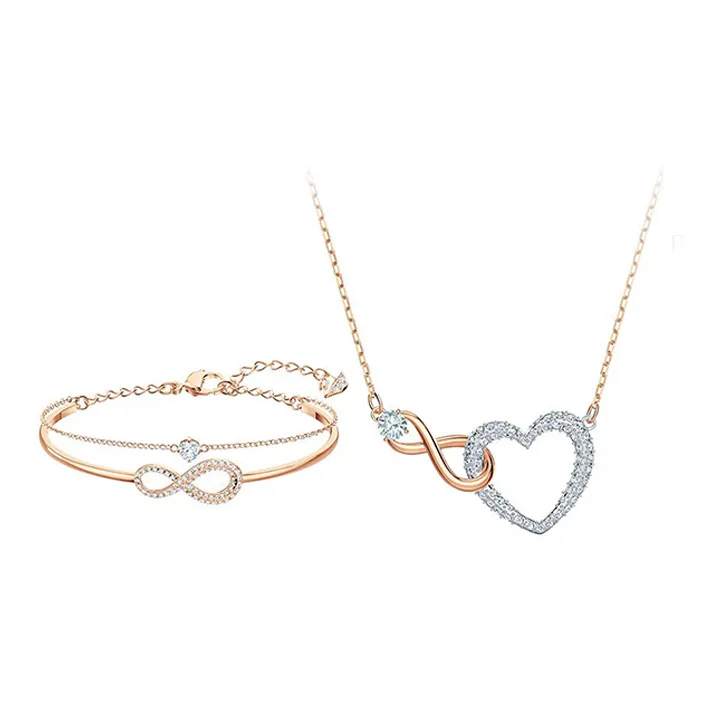 Swarovski Infinity Heart Necklace