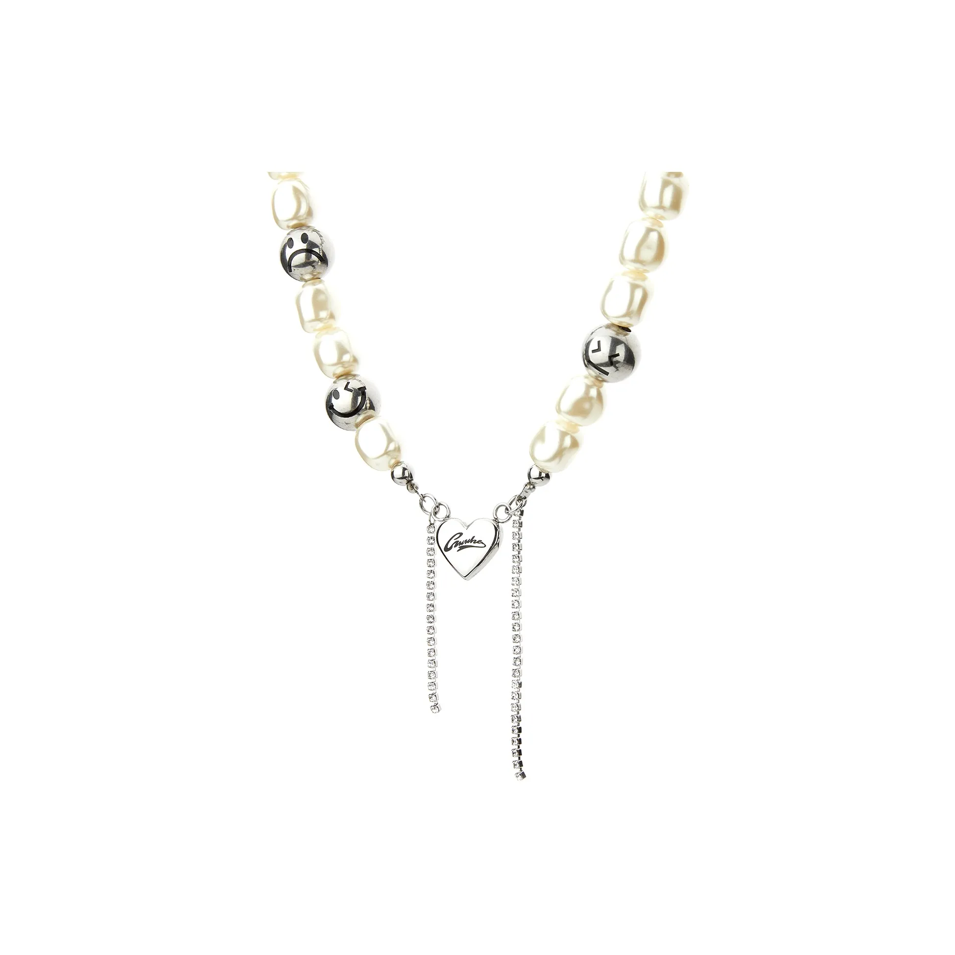 Guuka Титановая сталь Ожерелье Серебряное Унисекс