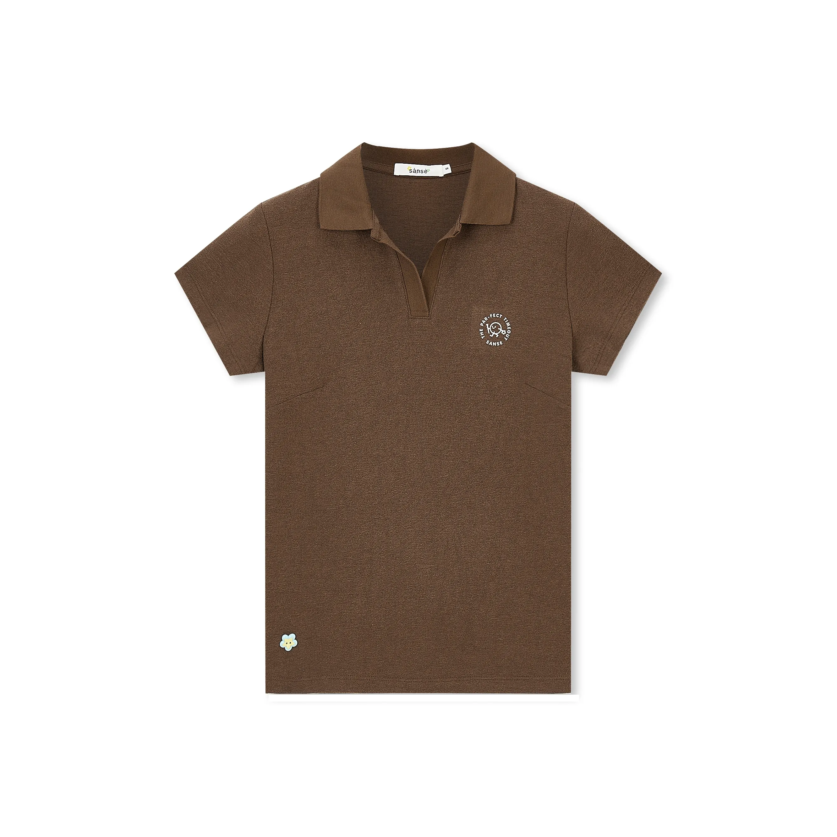 Sanse Облегающий крой Короткий рукав Т-рубашка Женская