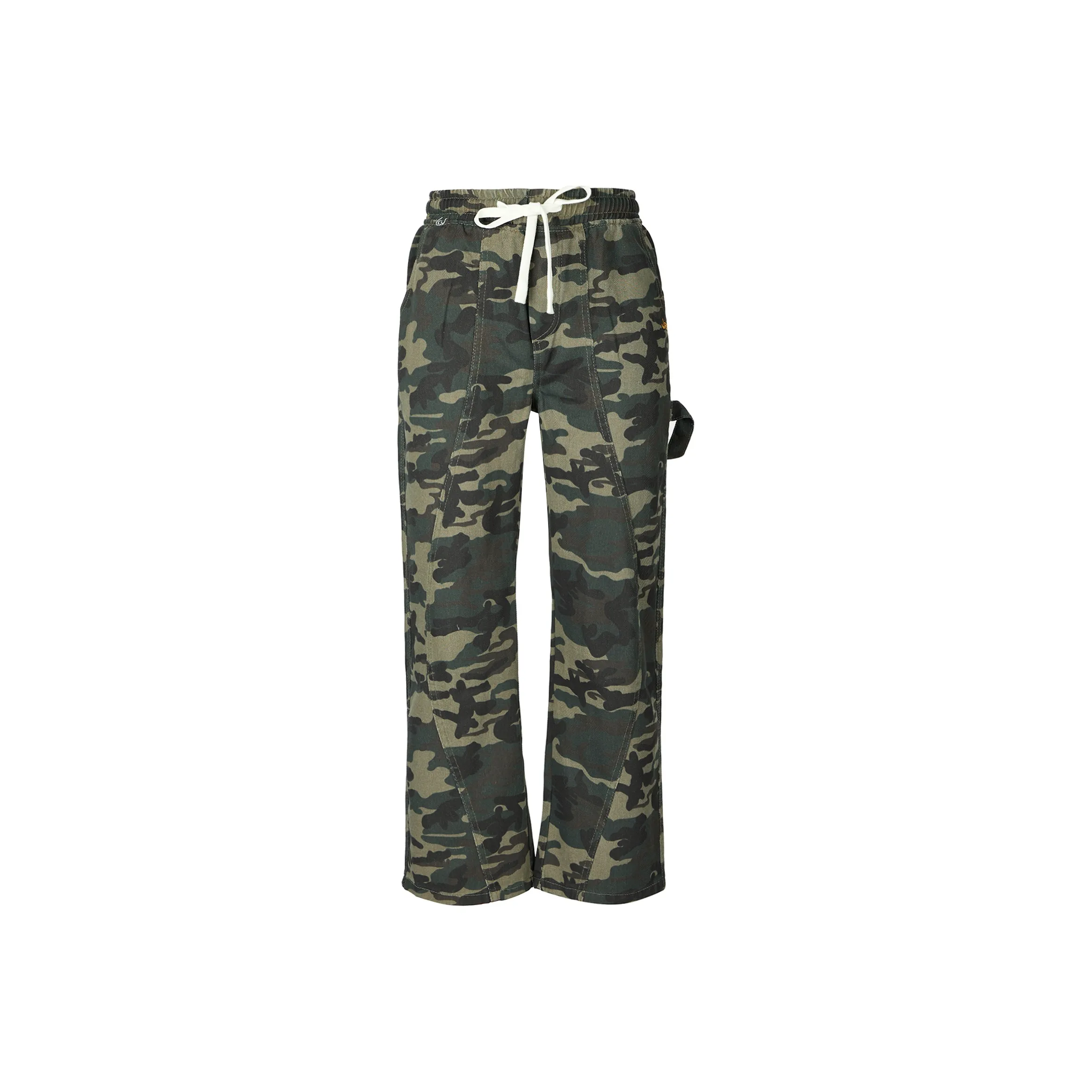 JEEP Повседневные штаны Унисекс Камуфляж серый