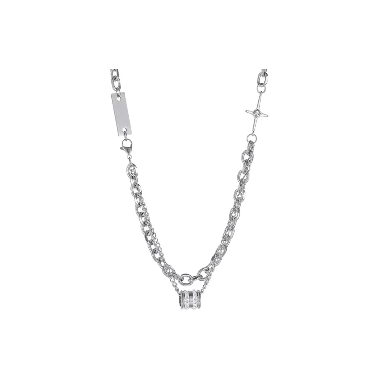 JOLLY SEASONS Титановые стальные ожерелья мужские