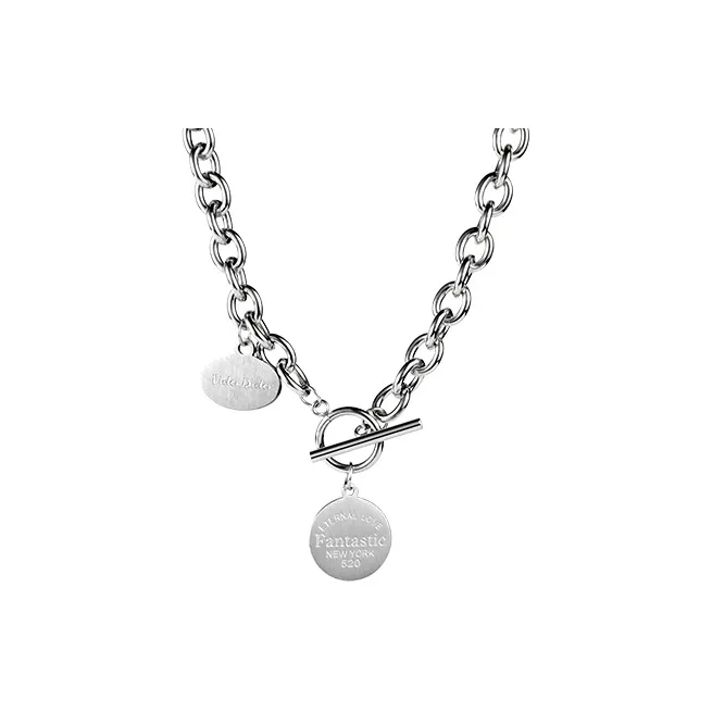 FIDO DIDO Доступный Классический Модный Свитер Цепочка Ожерелье Унисекс