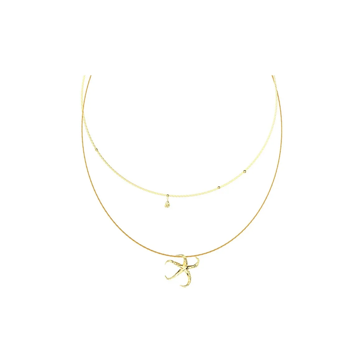OINICIO Copper Layering Necklaces Unisex