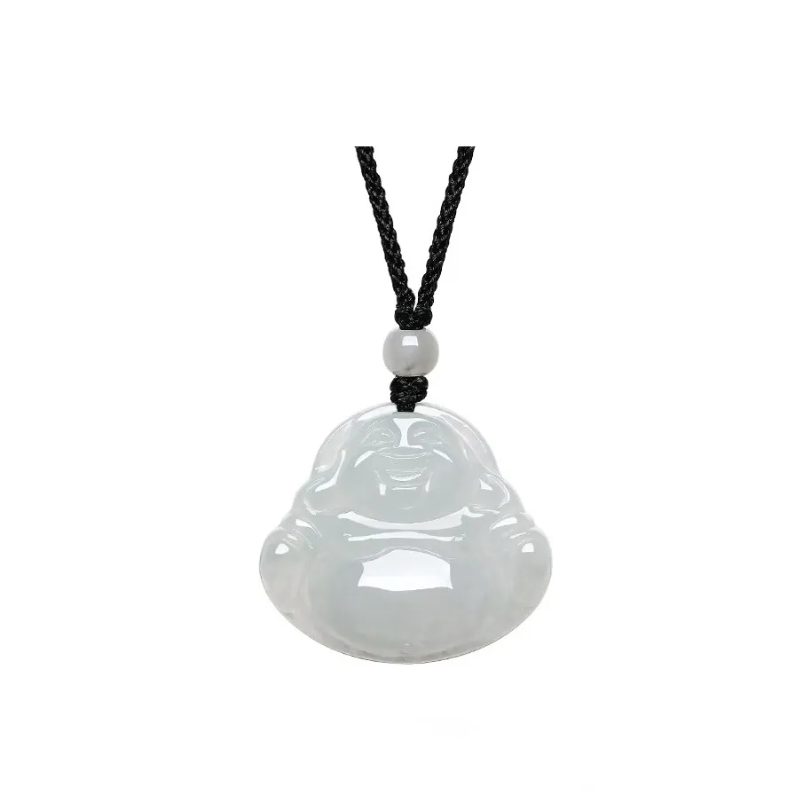 Phoenix Temple Jewelry Bean Type Jadeite Necklaces Unisex