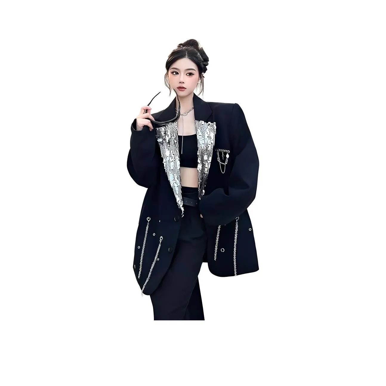 MIIRACER Бизнес-костюм унисекс черный