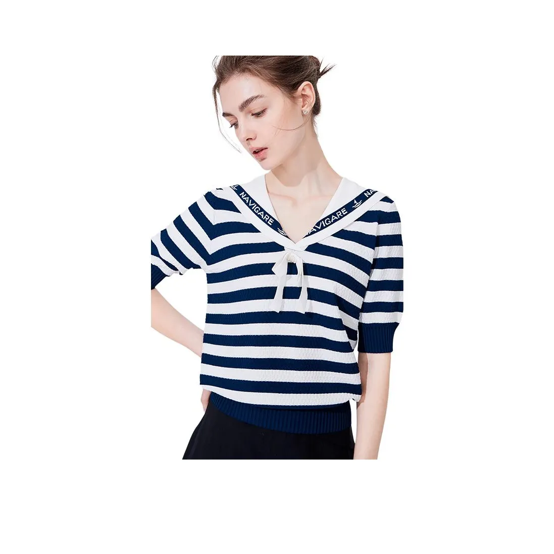 NAVIGARE Фонарик на рукаве T-рубашка Женская