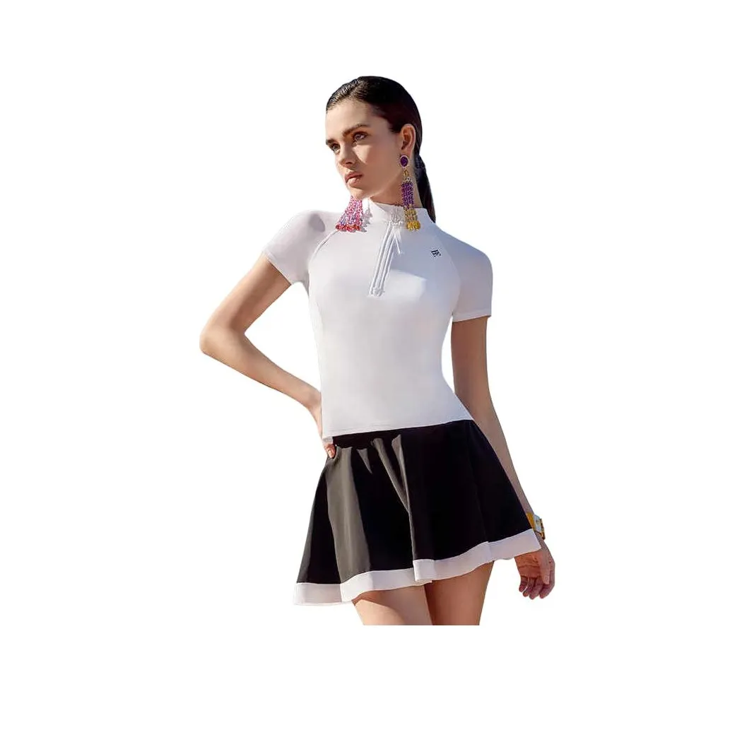 BALNEAIRE Fashion Collection Двухкомпонентный купальник женский черный белый