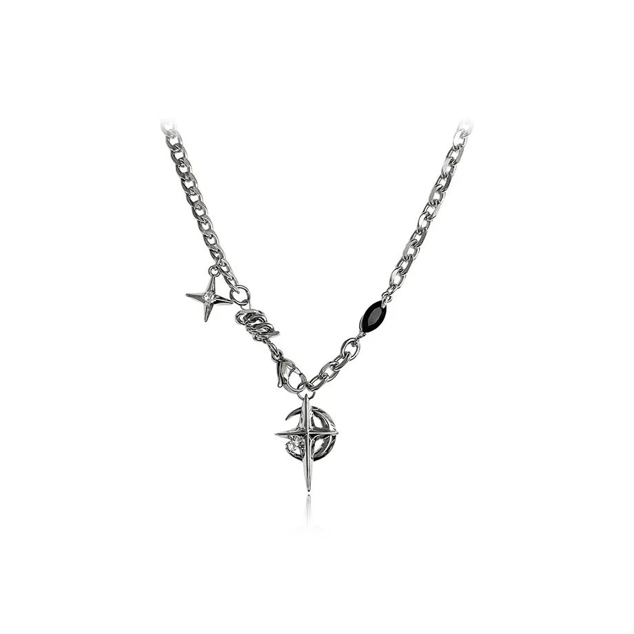 Inkopper Титановые стальные ожерелья унисекс