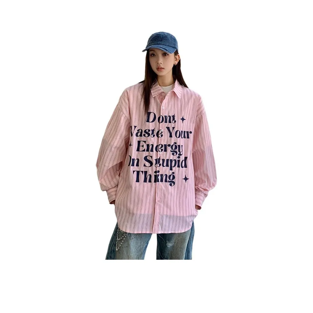 Flowers in water Длинный рукав Рубашка Женская