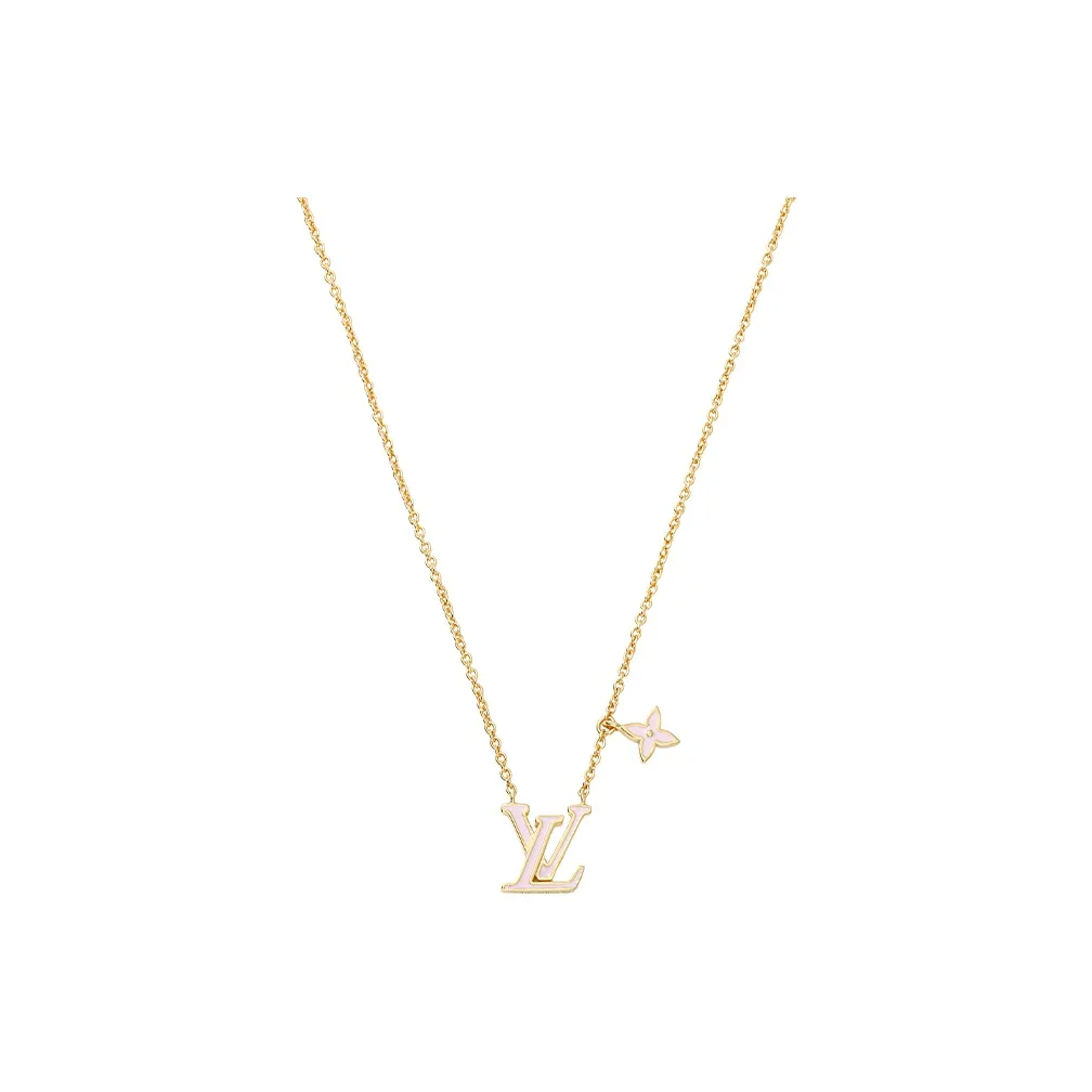 LOUIS VUITTON Lv Iconic Enamel Necklace