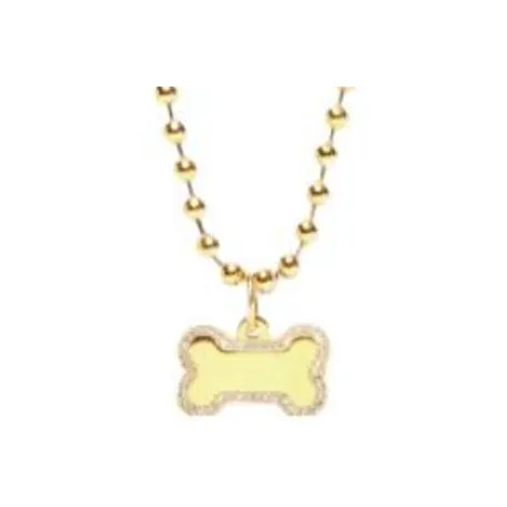 Balenciaga Stainless Steel Necklaces Men's Gold