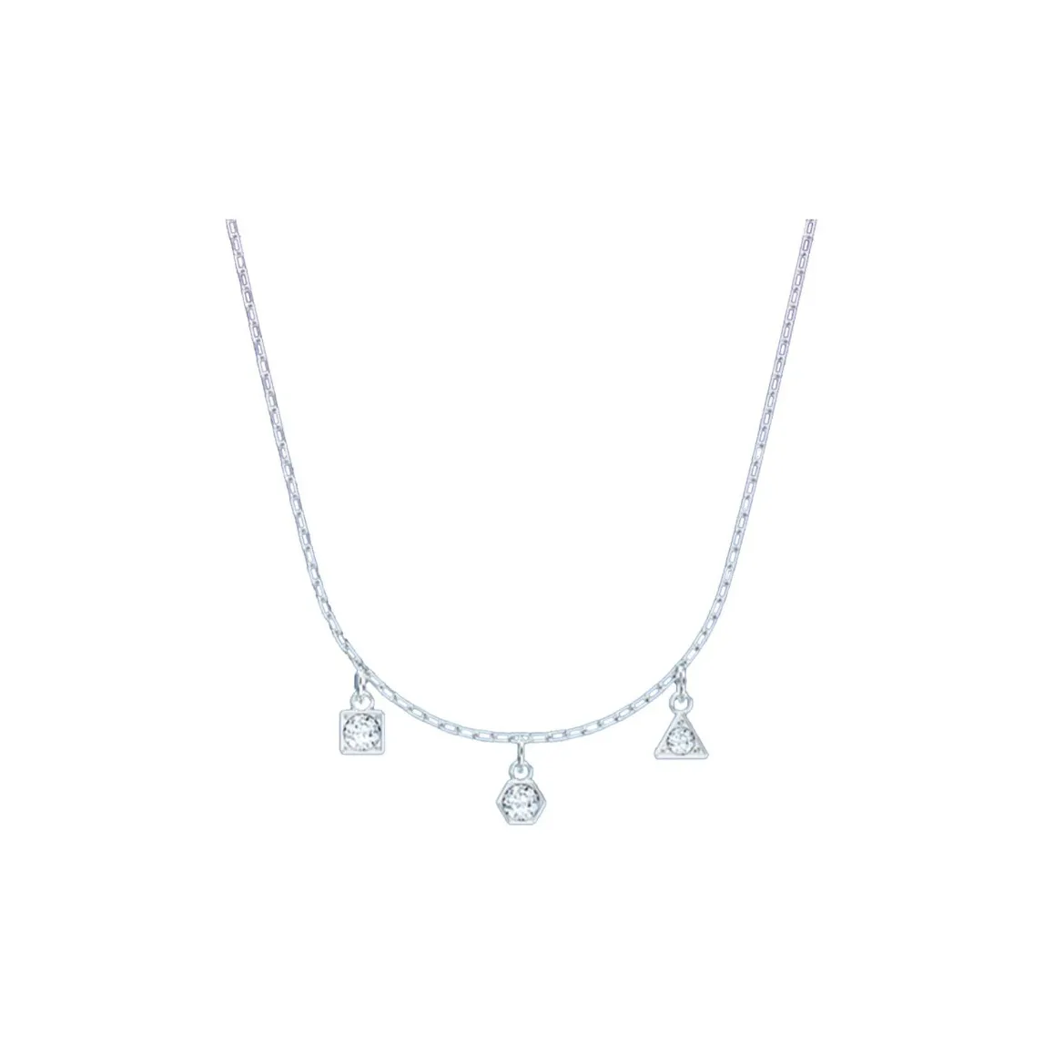 Swarovski The Elements Кристалл Swarovski Ожерелье из сплава с родиевым покрытием Женское