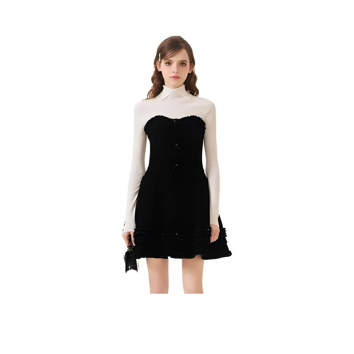 JORYAweekend Без бретелек Топ Женский Черный