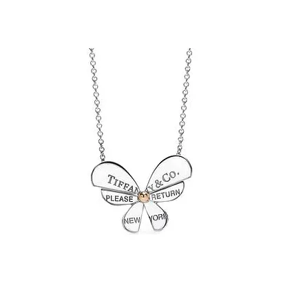 TIFFANY & CO. Return To Tiffany Collection 18 karat Rose Gold Necklaces Women's