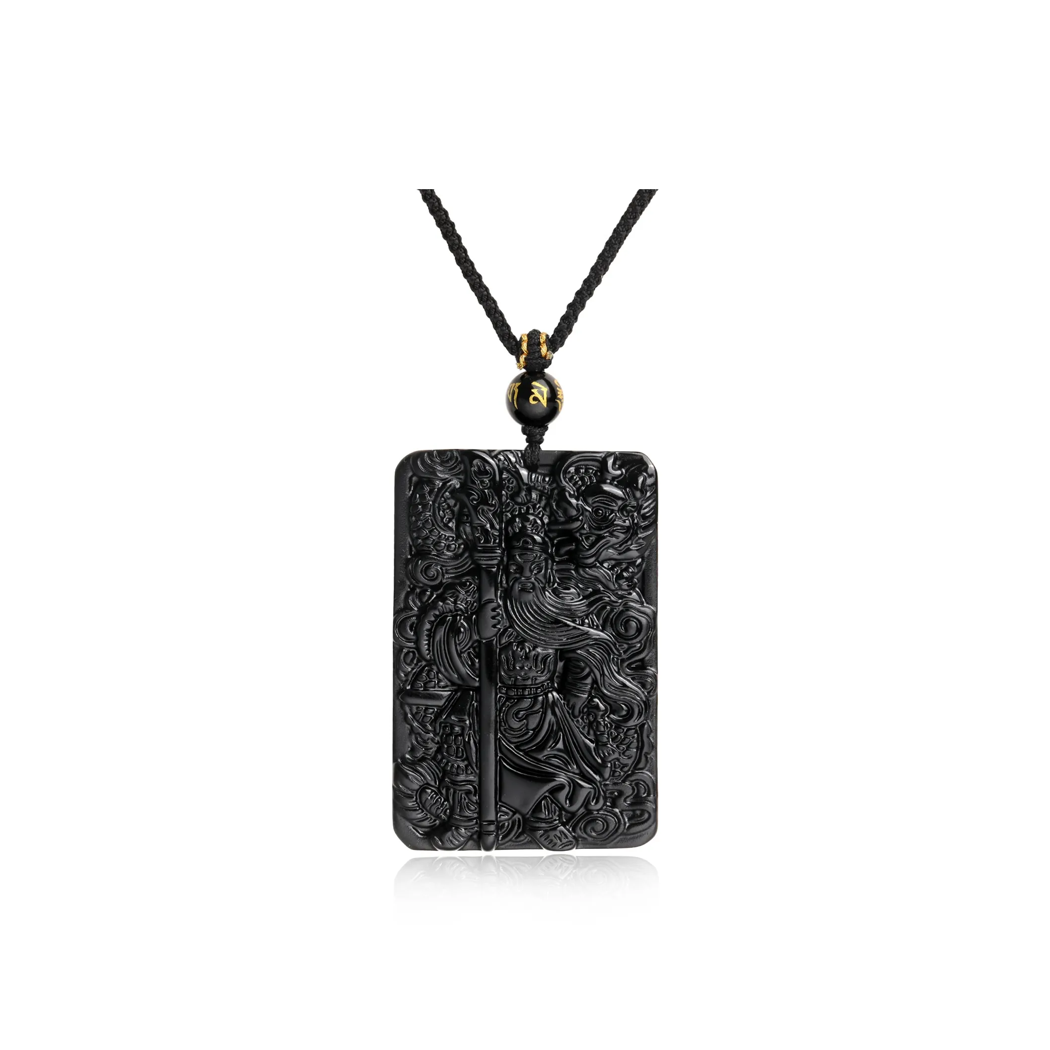 Lao Feng Xiang Obsidian Necklaces Men's