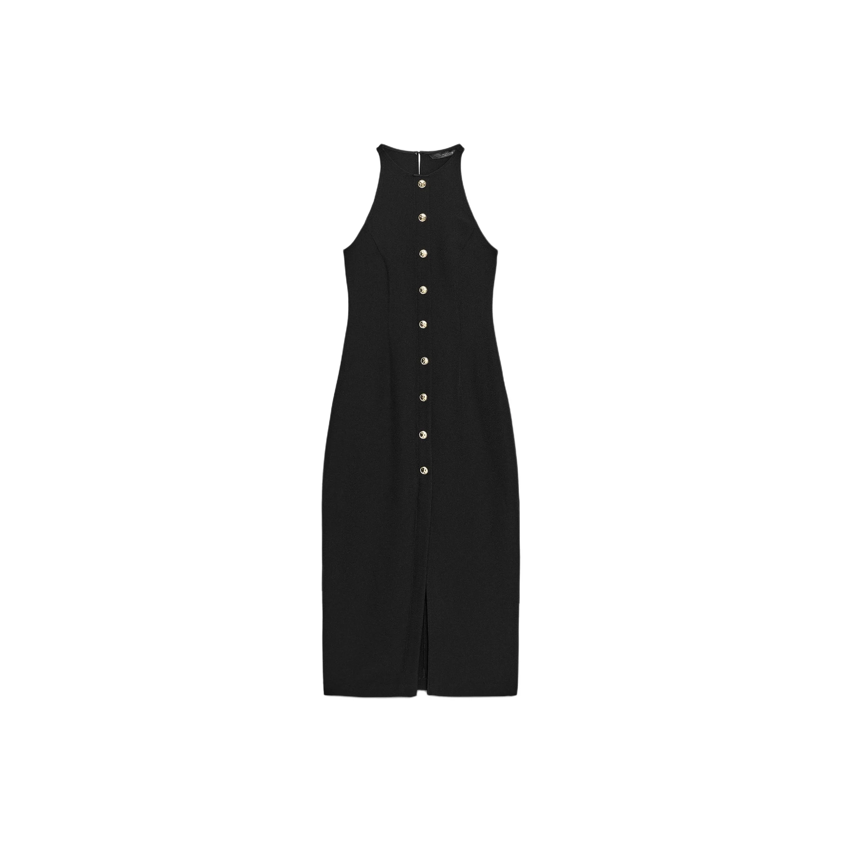 ZARA Черные Женские Платья без рукавов