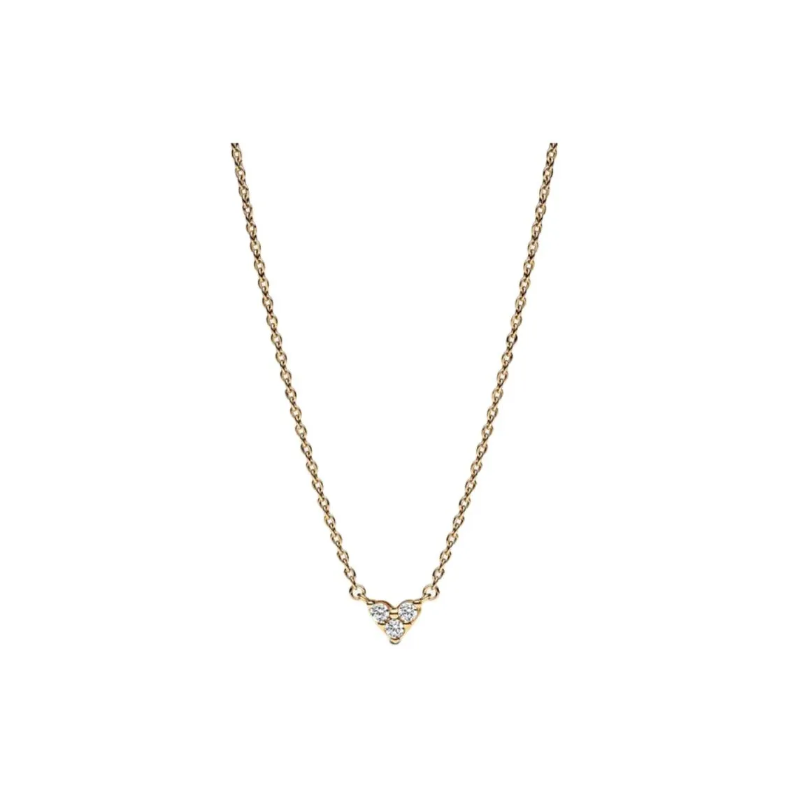 Pandora CUBIC Циркон Ожерелья Женские Золото