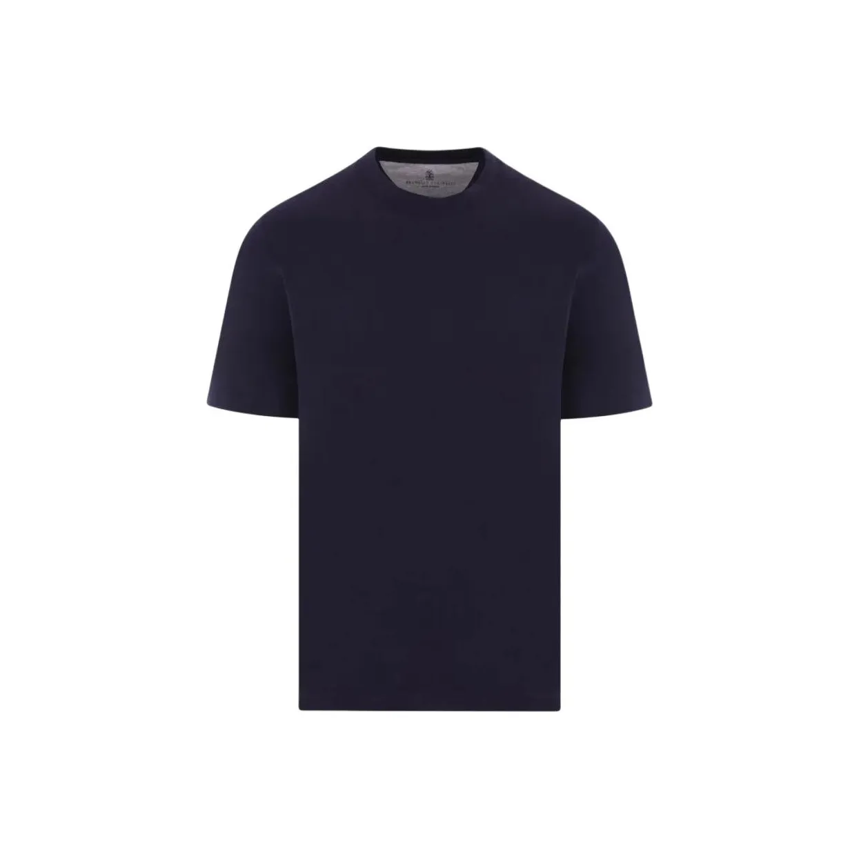 BRUNELLO CUCINELLI Хлопок T-Рубашка T-Рубашка Мужская Темно-синяя