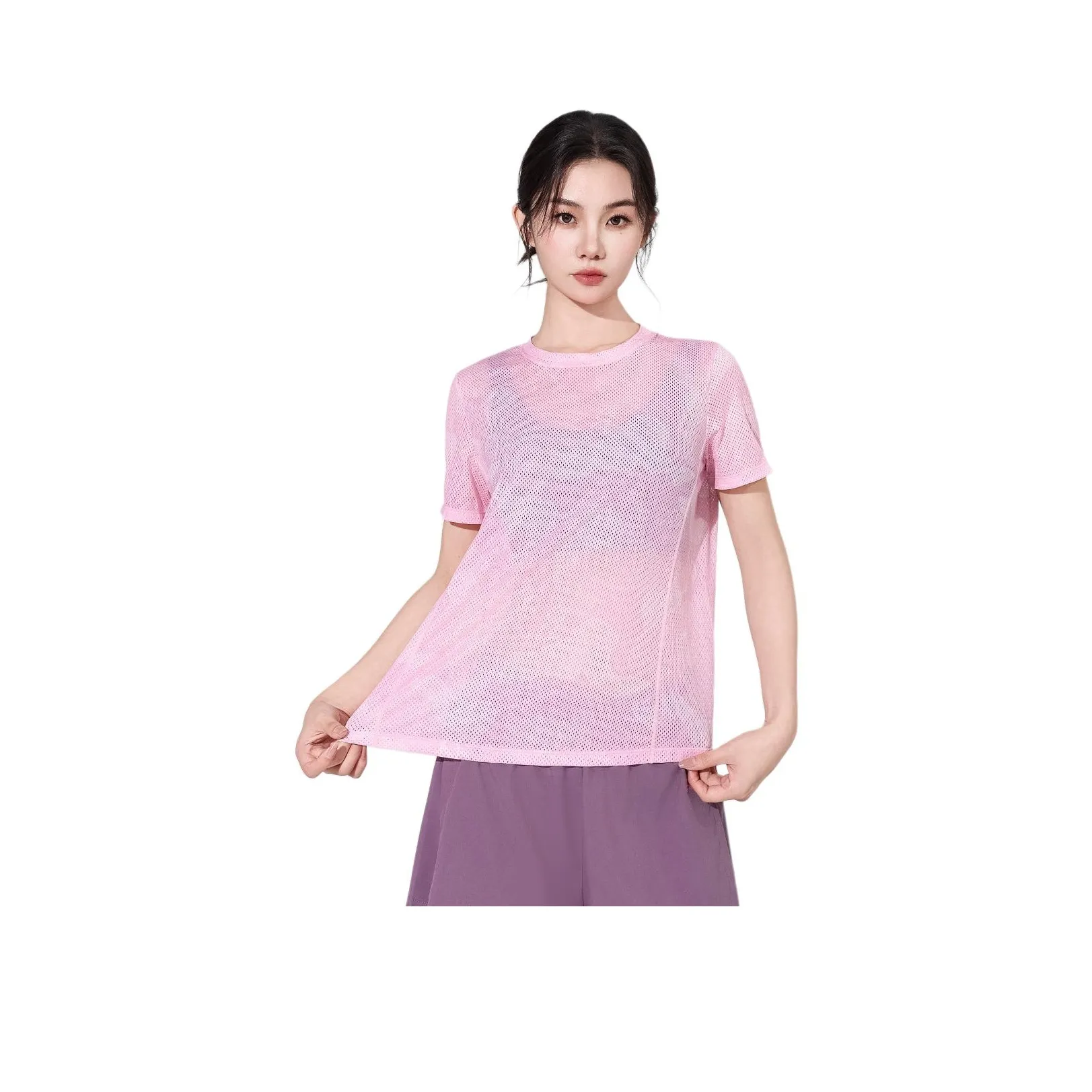 Barbie Yoga T Shirts Women's Pink