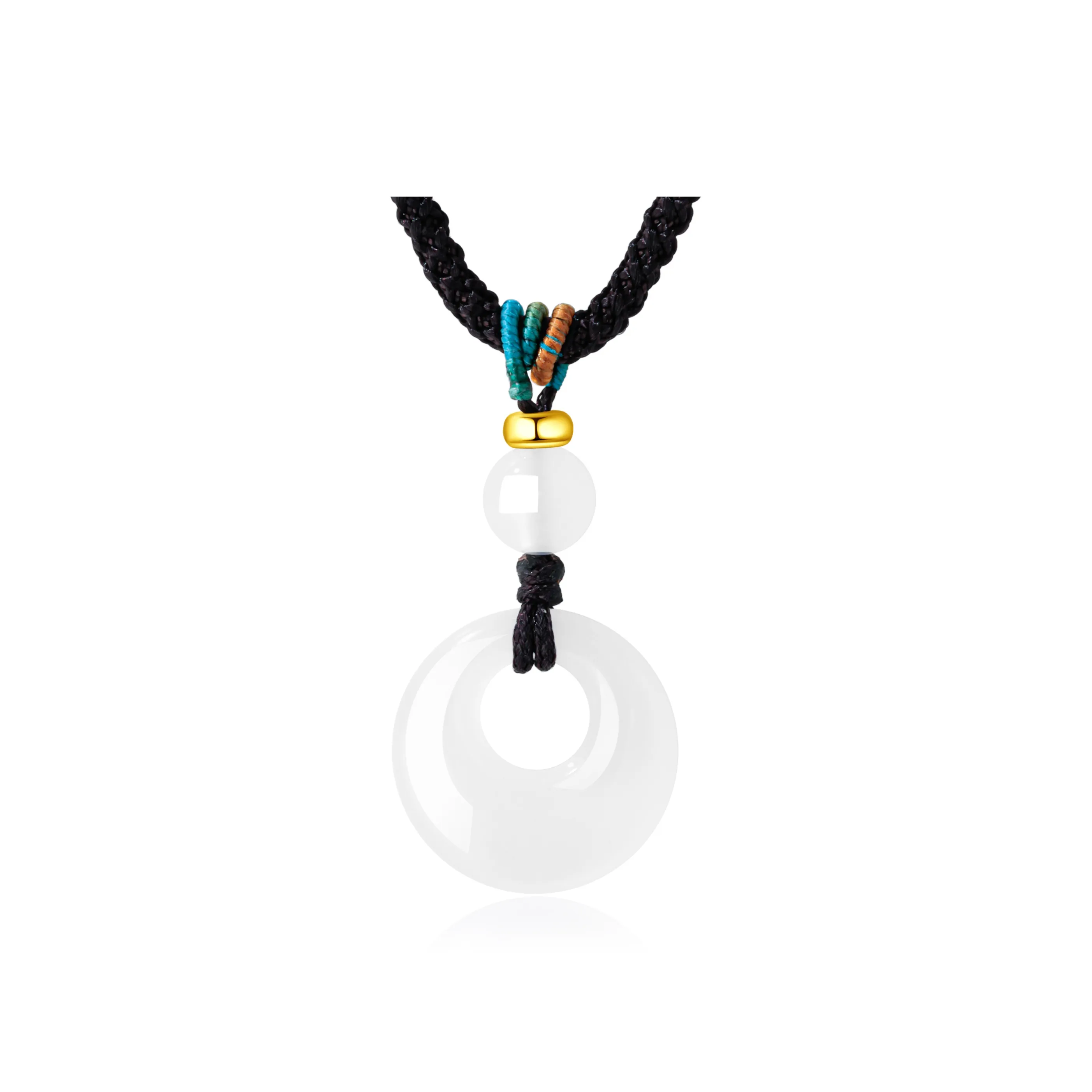 Lao Feng Xiang Chalcedony Necklaces Unisex