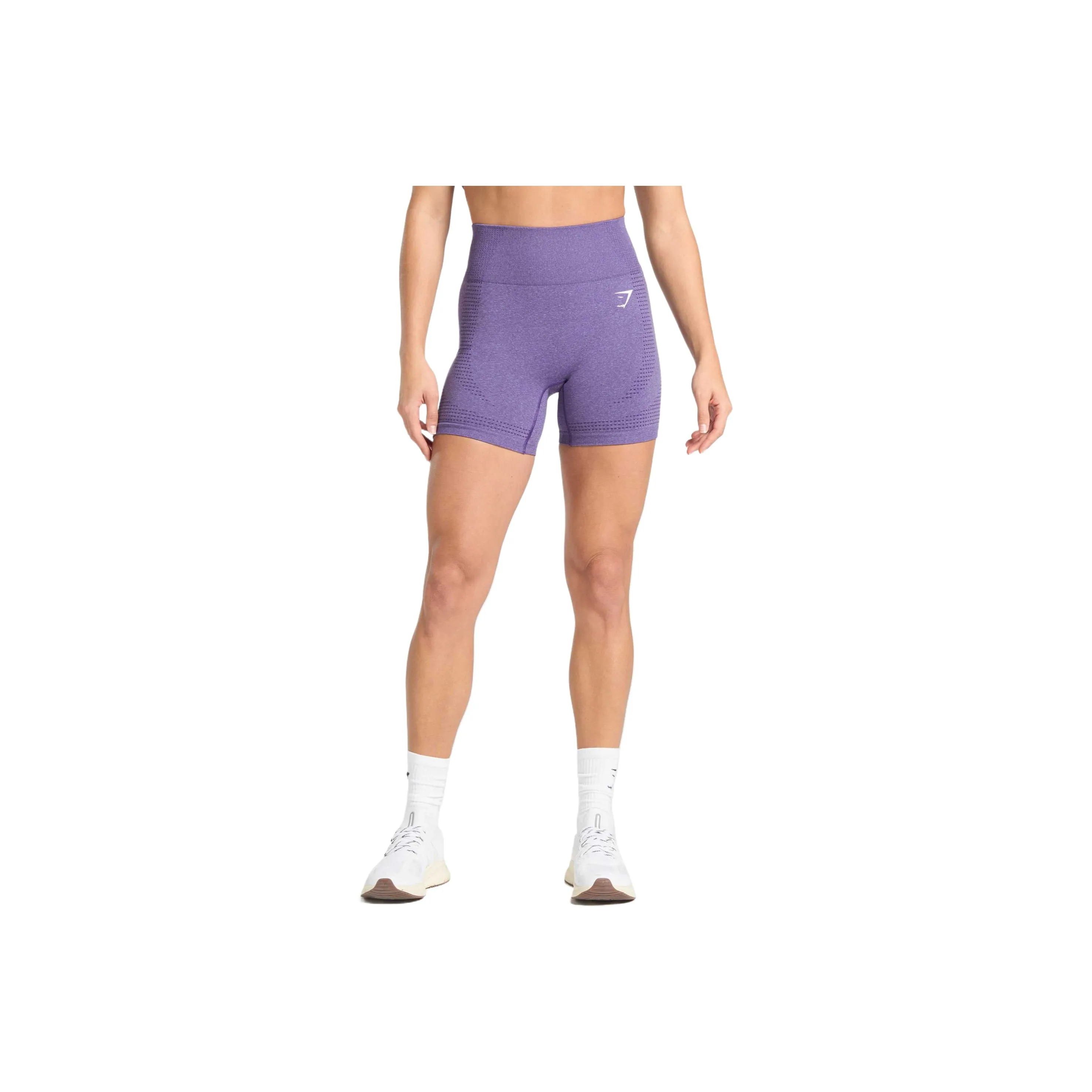 GYMSHARK Спортивные шорты Женские Фиолетовые