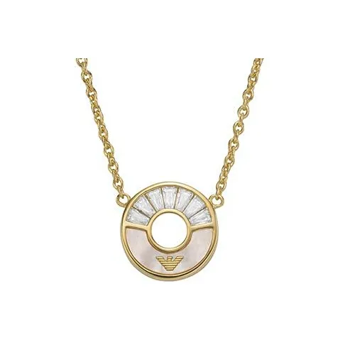 EMPORIO ARMANI Ferris Wheel Baby's Breath Series 925 Sterling Silver Necklaces Women's