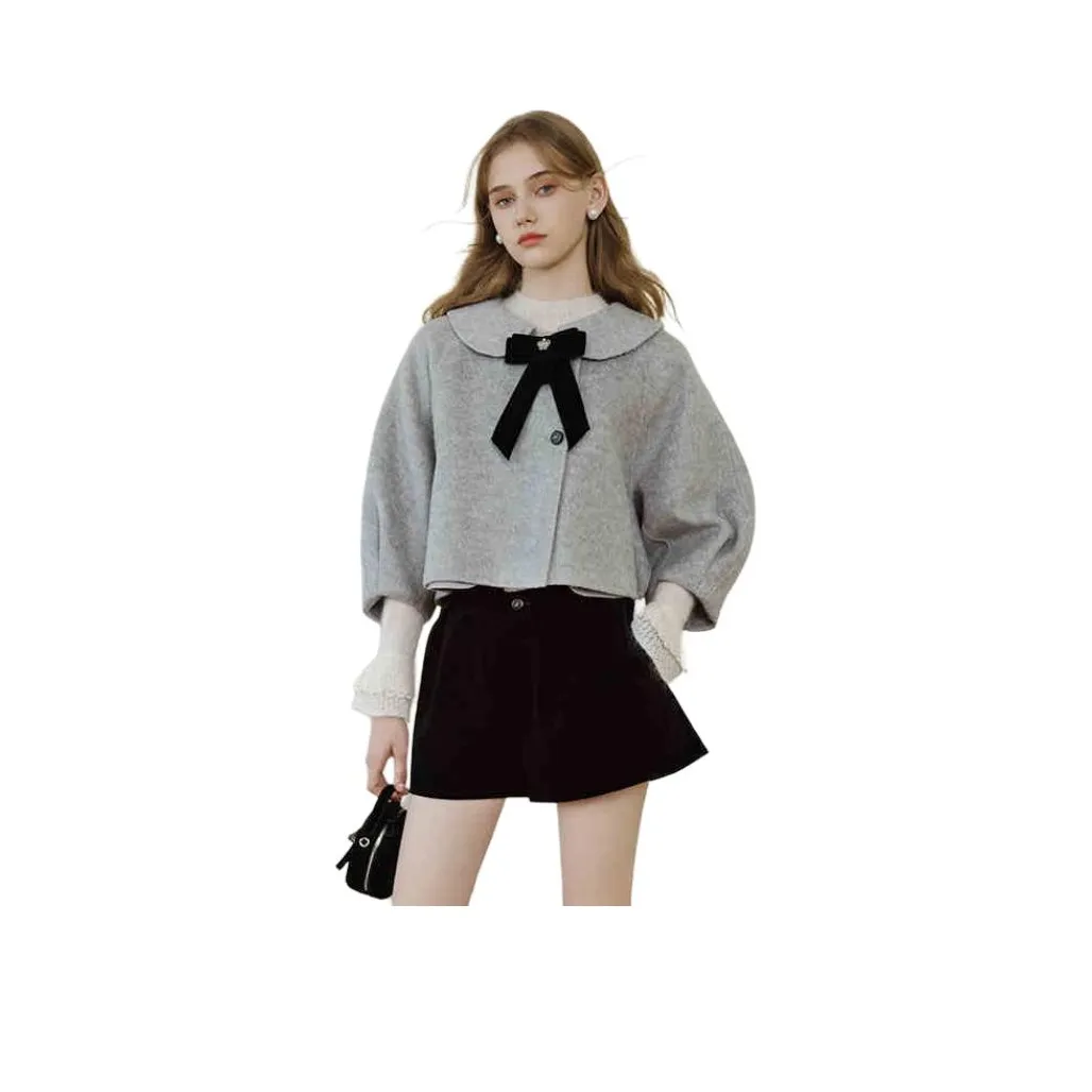 JORYAweekend Cropped Coat Women's Pearl Gray
