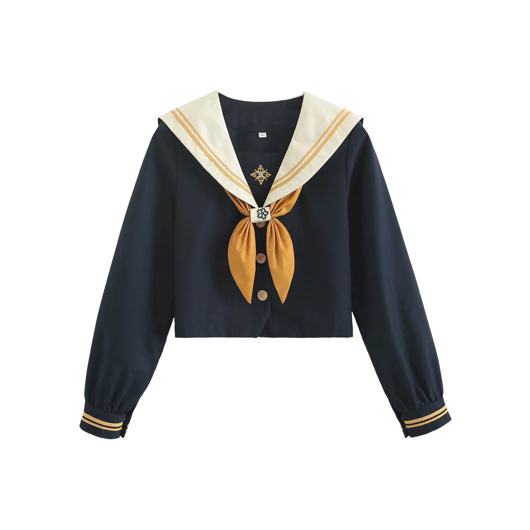 Луохуа Candy Пекин Нанкин Университетский Длинный рукав Одиночный предмет + Золотая рыбка Узел Женская униформа