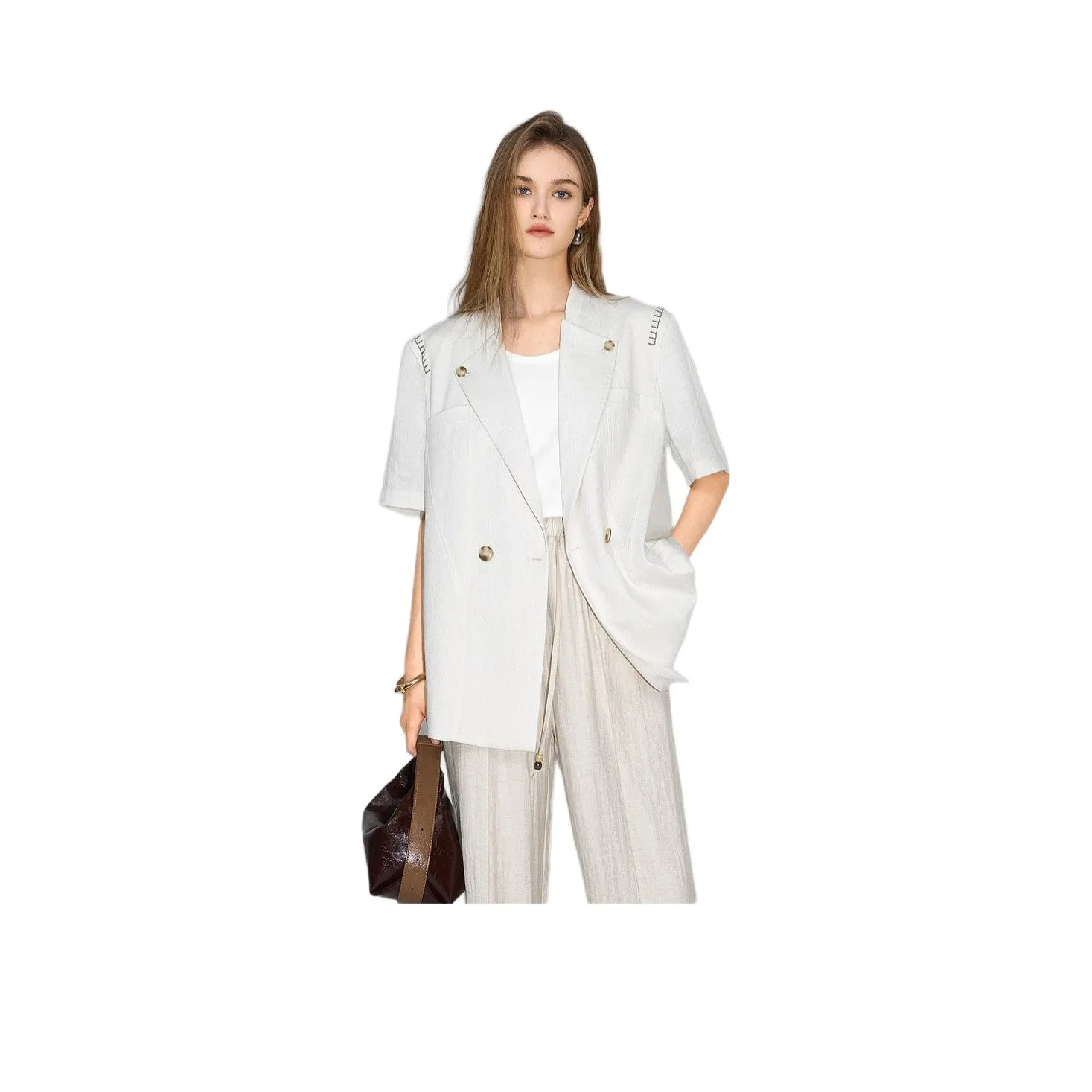 Bethine Business Suit Women's Beige