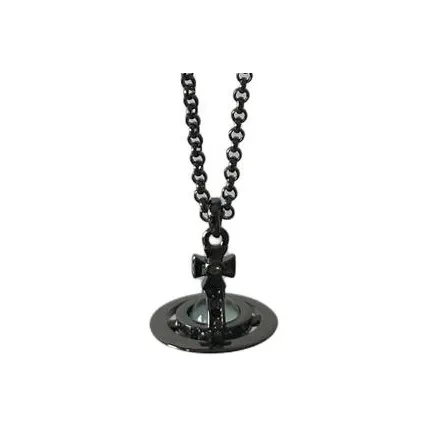 Vivienne Westwood Brass Necklaces Women's Mint Green/Gunmetal Gray