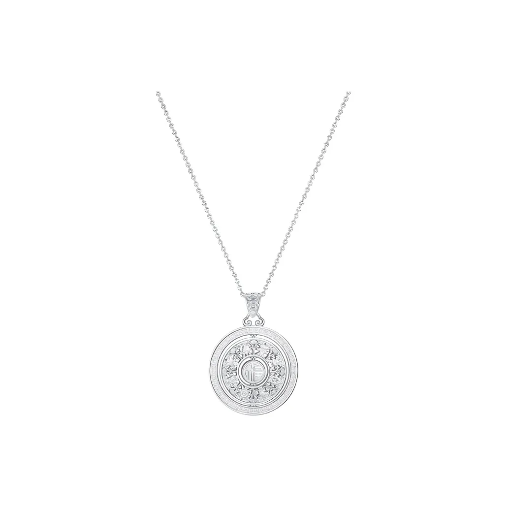 Heart Grass 999 Fine Silver Necklaces Women's