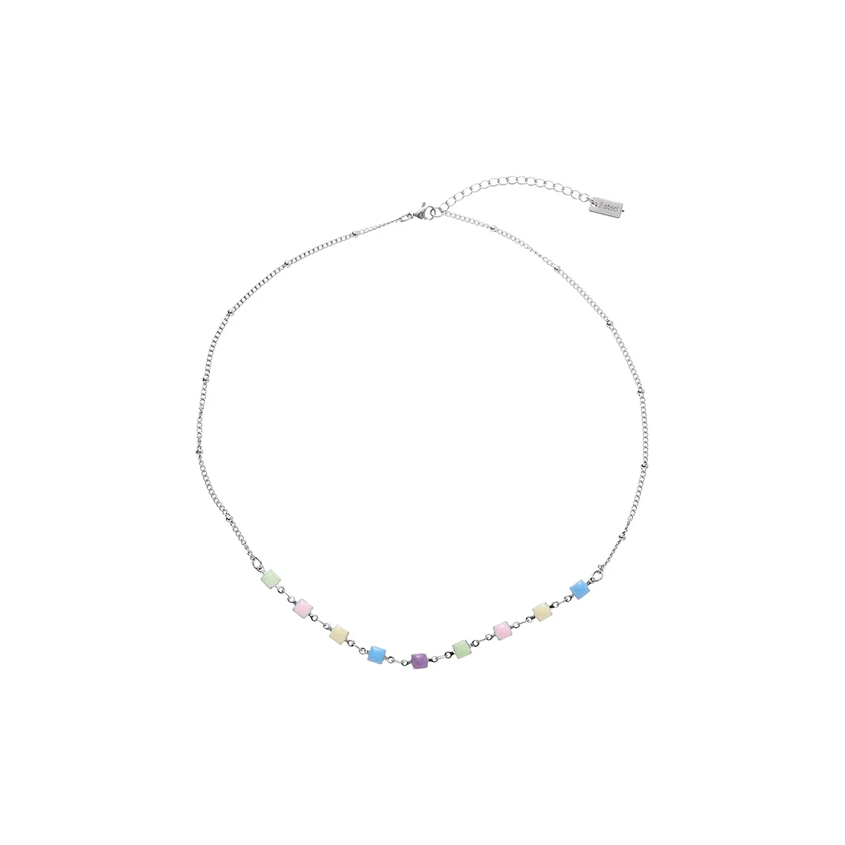 ROAELOVE Титановые стальные ожерелья женские