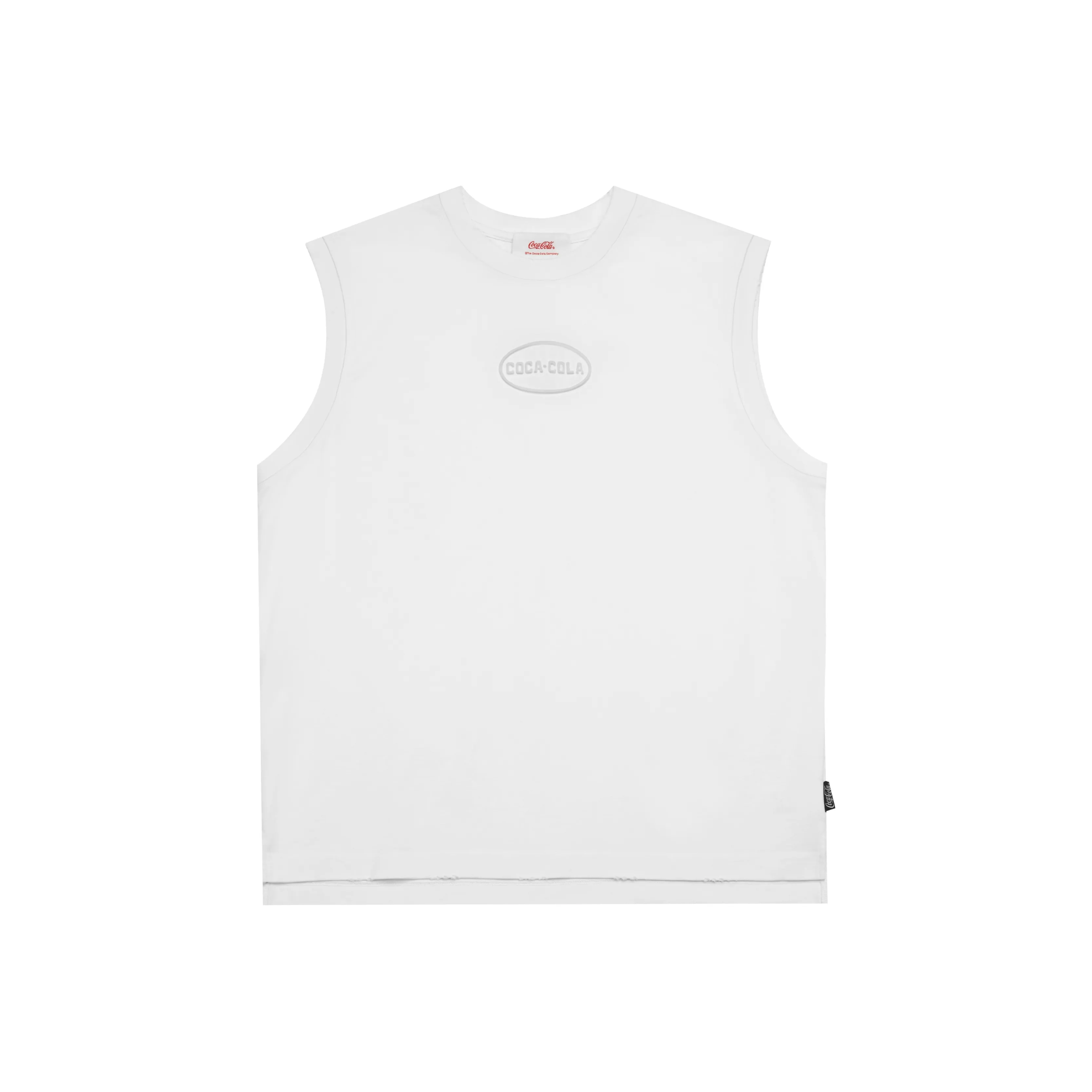 Coca Cola T-Shirt Тисненый Логотип Однотонный Майка Женская