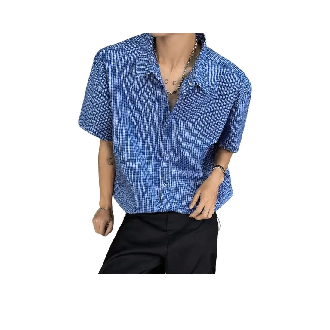 DARK HORSE Casual Shirt American Luxury Streetwear Lapel Coat Unisex
