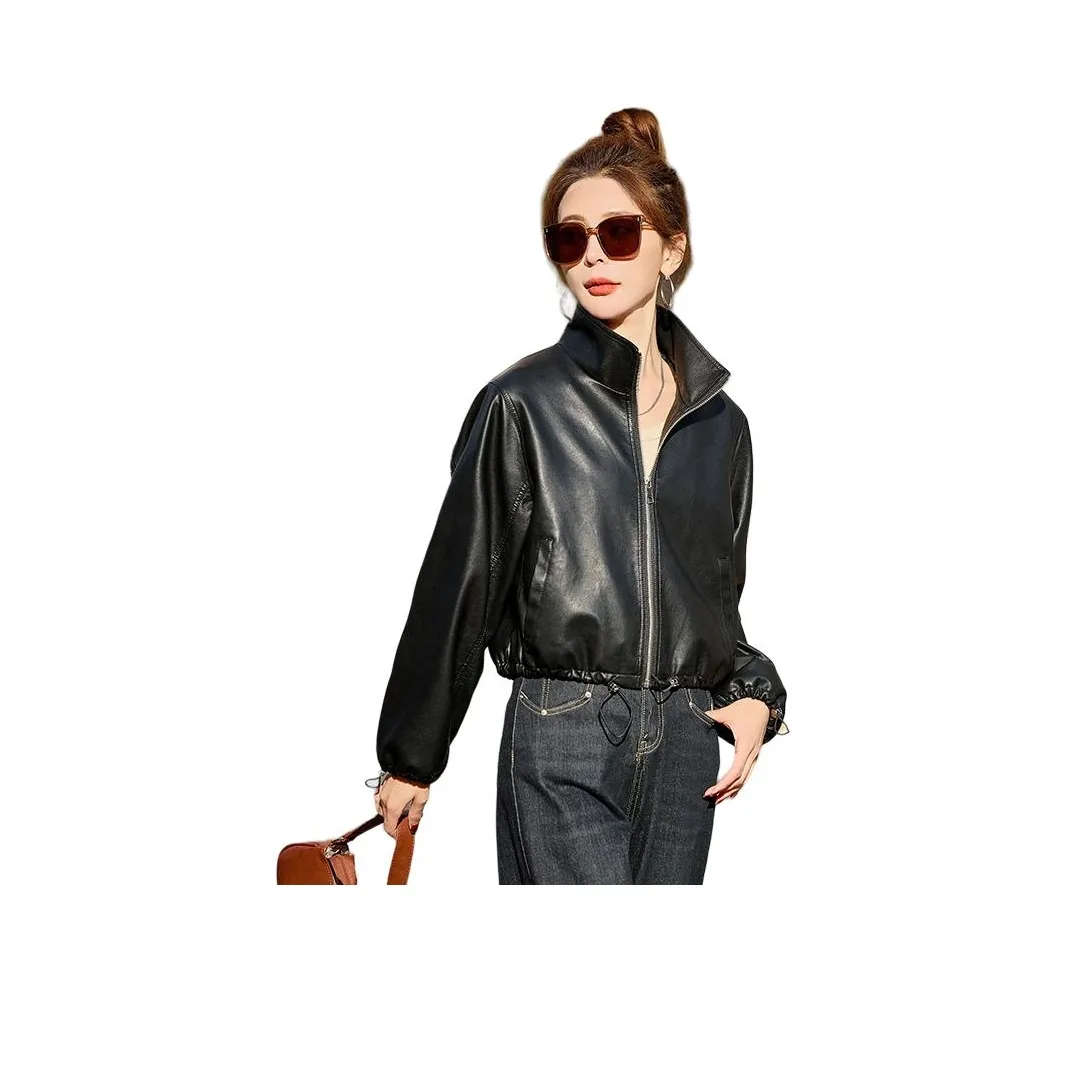 Yi Mengyuan Leather Jacket Women's