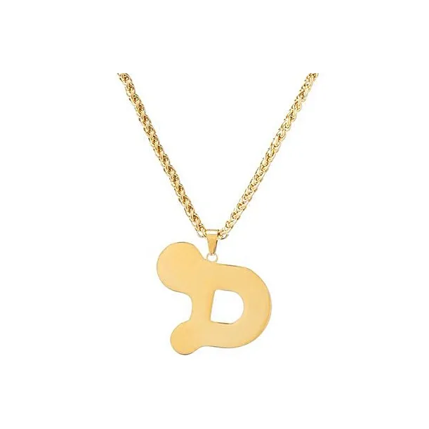 DRYWORLD Титановые стальные ожерелья унисекс золото